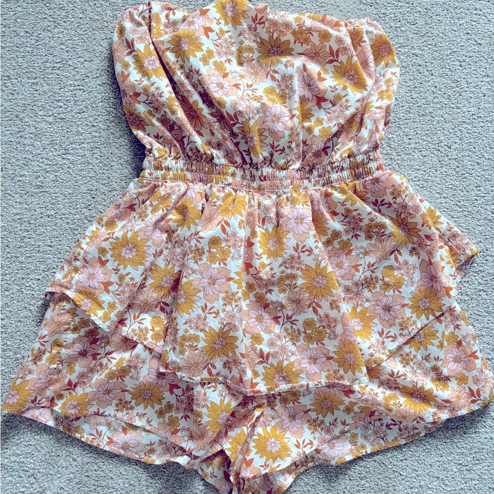 American Eagle Strapless Romper